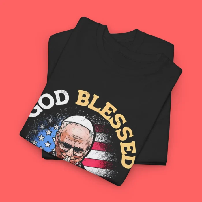 Pope Leo God Blessed America Tee