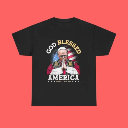 Pope Leo God Blessed America Shirt