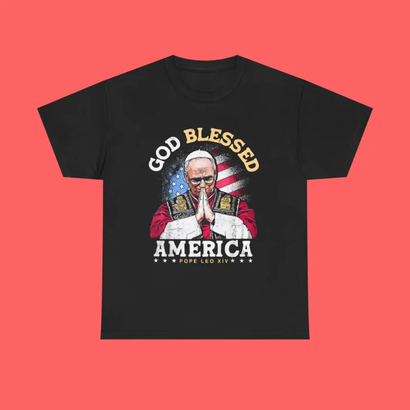 Pope Leo God Blessed America Shirt